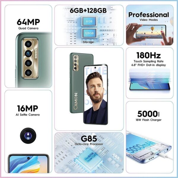 Tecno Camon 17 (6GB/128GB) - Image 4