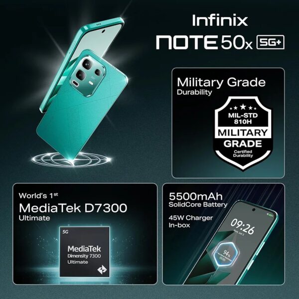 Infinix Note 50X 5G (6GB/128GB) - Image 7