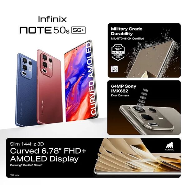 Infinix Note 50S 5G (8GB/256GB) - Image 13